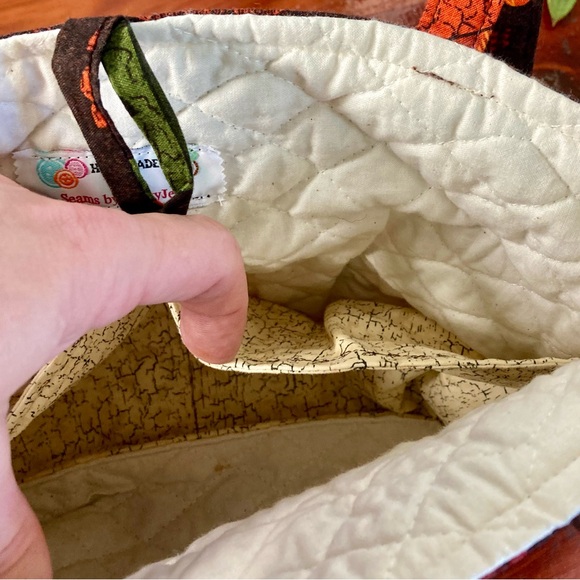 Fall Tote Bag Handmade Seams By Beckyjean - Picture 10 of 11